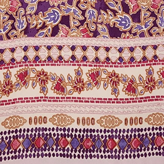 1 Yard Rayon Messy Crepe Purple 55/56" Width Soft & Breathable Apparel Fabric with Elegant Drape {2}