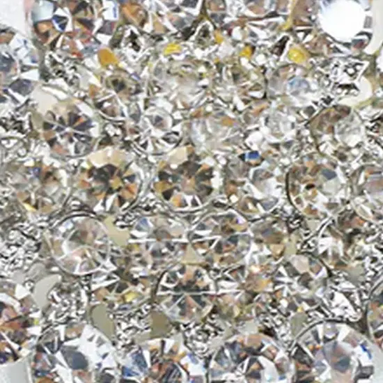 Winston Rhinestone Chair Band Buckle Silver Metal Accent 2 Inch Width {5}