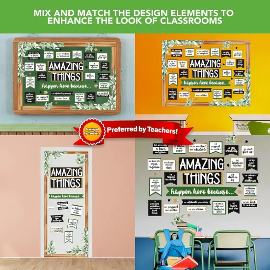 105 Pcs Cutouts Modern Farmhouse Classroom Decor {4}