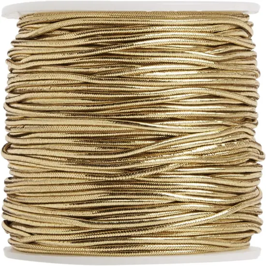 Gold Cord Polyester Ribbon - 1/16" X 50 YD {3}