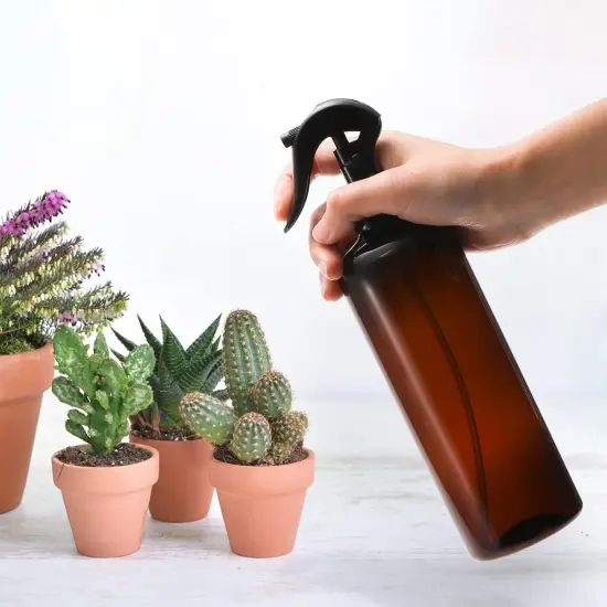 12 Pack Plastic Spray Bottles with Mist Sprayers {4}