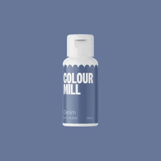 20ml Oil Based Colouring Denim Rich Vibrant Gel Colour Perfect For Buttercream Chocolate Cake Ganache {3}