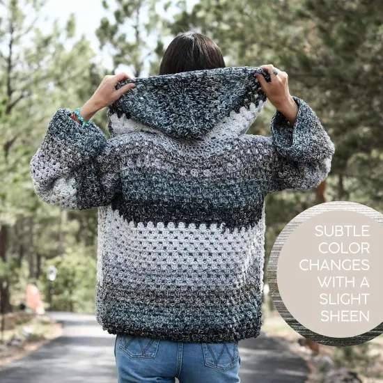 Mandala Ombr&eacute; Yarn with Vibrant Colors {3}