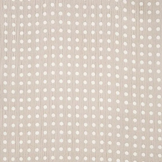 1 Yard Taupe Rayon Textured Crinkle Fabric For Flowy Dresses Blouses Skirts Clothing 50/52" Width {2}