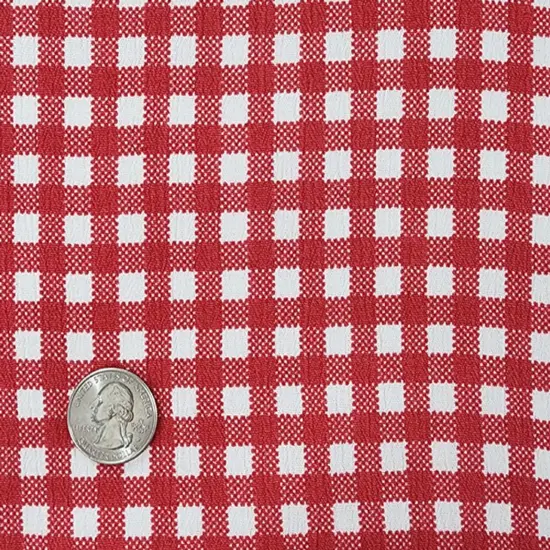 1 Yard Mars Red Rayon Crinkle Fabric &ndash; 50/52&rdquo; Wide Lightweight Material {3}