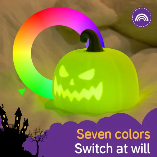 7 Colors Dimmable Bedside Lamp {2}