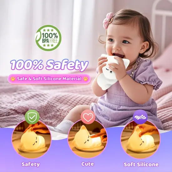 16 Colors Cat Lamp Cute Lamp {5}