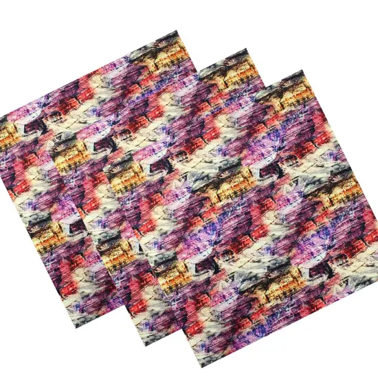 Sandstone Texture Printed Spandex {5}