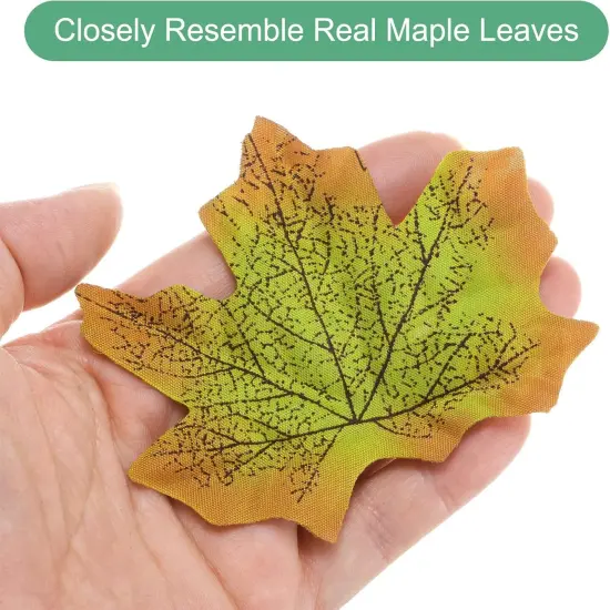 200-Pack Artificial Maple Leaves {4}