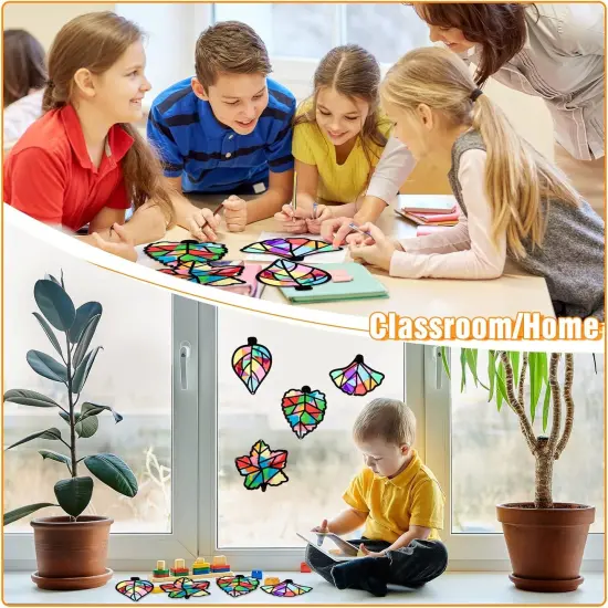 156 Pcs -Thanksgiving Fall Paper Craft for Kids DIY Autumn Tissue {5}