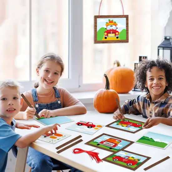 470 Pcs Fall Thanksgiving Craft Kits Fall DIY Wreath Craft Kit {4}