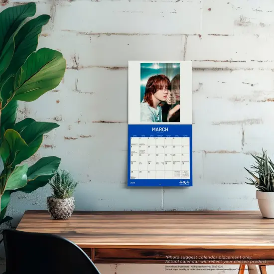 TXT OFFICIAL | 2026 7 x 14 Inch (Hanging) Monthly Mini Wall Calendar {5}