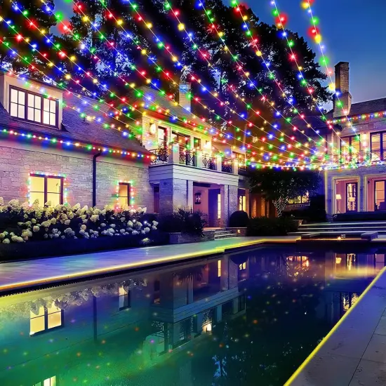403ft 1000 LED Christmas String Lights (Multicolor) {3}