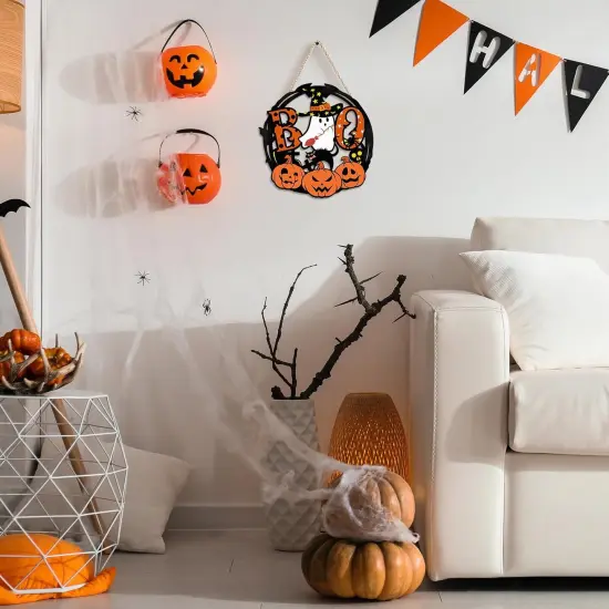 Halloween Decor Front Door Outdoor Decorations {4}