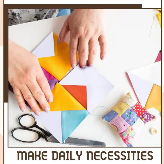 20 Pcs 10x10 Inch White Cotton Fabric Squares Precut {4}