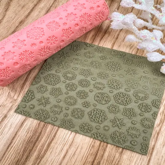 Snowflake Texture Roller {2}
