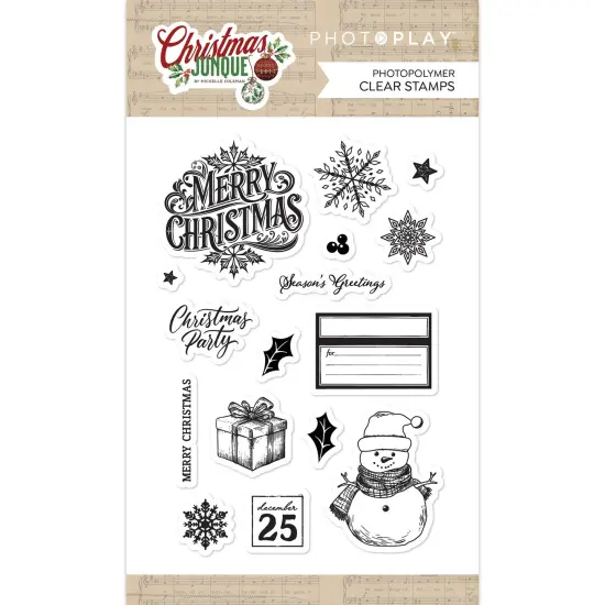 PhotoPlay Photopolymer Clear Stamps-Christmas Junque {1}