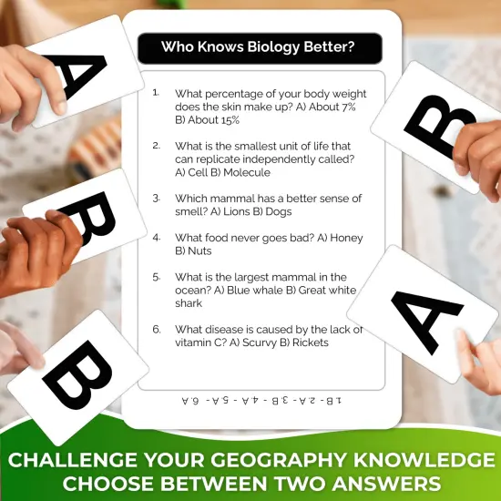 Trivia Game Who Knows Biology Better? for Kids & Family {3}