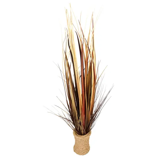 Northlight Artificial Grass Plant in a Rope Pot - 34" Brown {6}