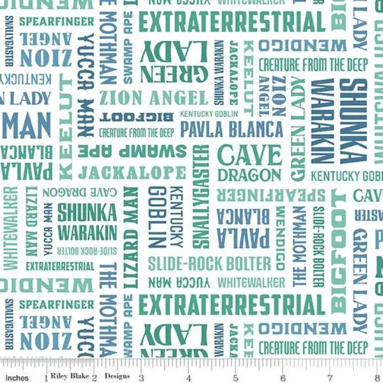 Names in White (c13282-white) | Legends of the National Parks | Anderson Design Group | Riley Blake {1}