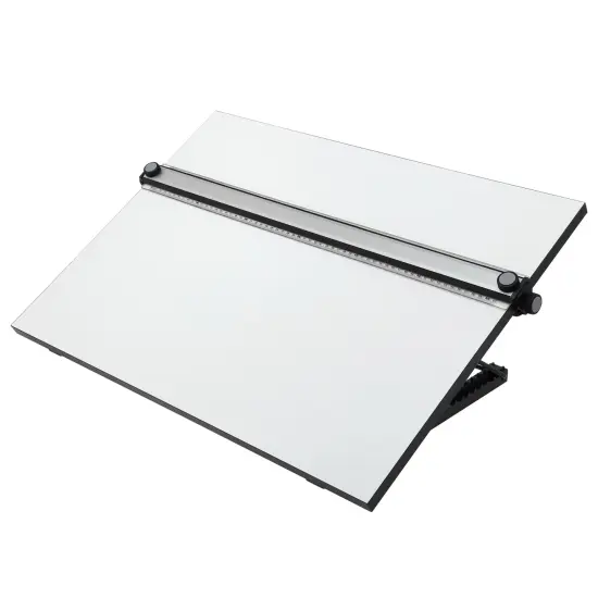 Acurit PXB Drawing Boards for Artists and Designers - Portable Workspace for Drawing, Sketching, Drafting, Painting - Multi-Angled Laminated Surface with Ruler and Parallel Motion Bar {7}