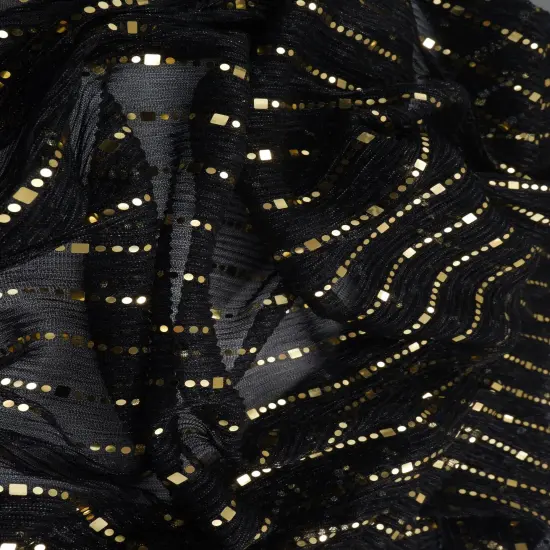 1 Yard Polyester Metallic 55 GSM Pleat Trans Fabric Sheer Soft 56/57" Width SILVER {3}