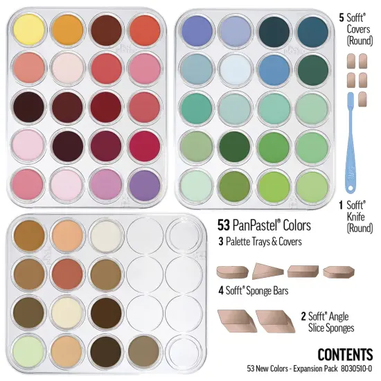 PanPastel Artists' Painting Pastels Set - Expansion Pack, Set of 53 {1}