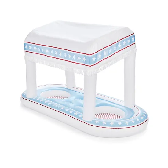 PATRIOTIC FLOATING CABANA BAR {1}