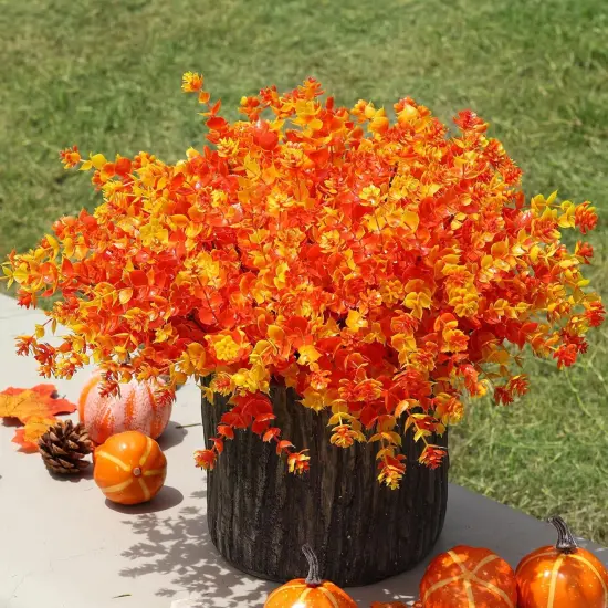 Artificial Fake Outdoor Outside Mums Flowers Plants for Fall Autumn {5}