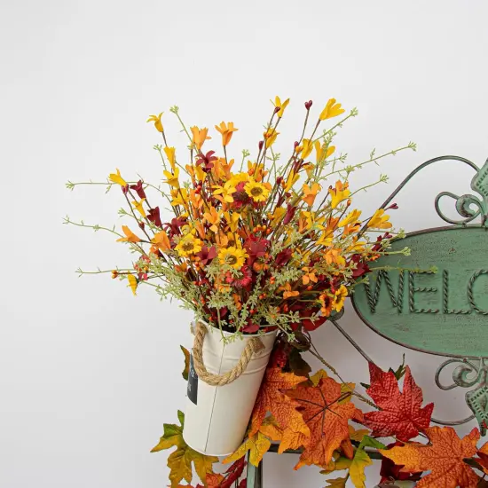 Artificial Fall Flowers 12 Pack Floral Picks 17 {3}