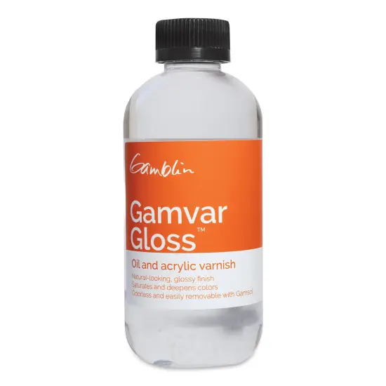 Gamblin Gamvar Gloss Varnish - 8.5 oz bottle {1}