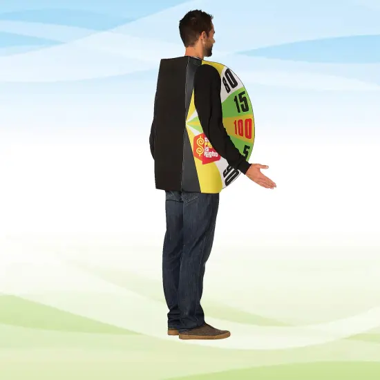 Price Is Right The Big Wheel Costume Adult Overhead Tunic {4}