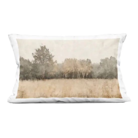 Stupell Industries Woodland Watercolors in Neutrals Indoor Pillow, 14 x 7 x 20 {1}