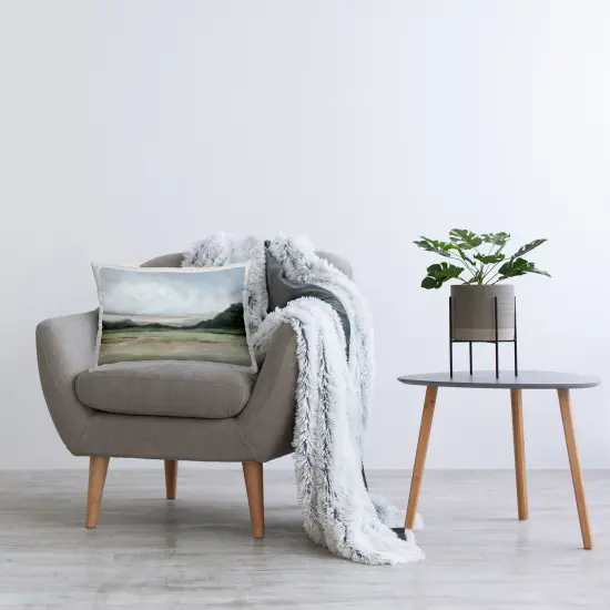 Stupell Industries Crisp Horizons Indoor Pillow, 14 x 7 x 20 {2}