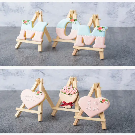 Mothers Day Set of 2pcHeart and Flower Bouquet only {4}