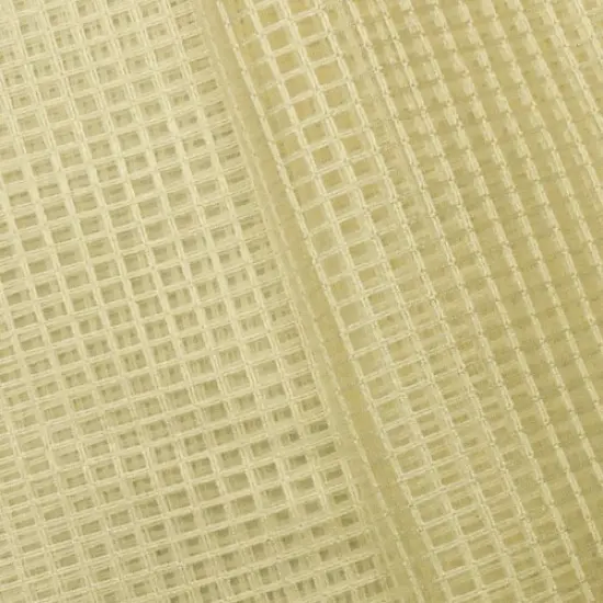 Pearl Ivory Window Pane Organza Home DecorFabric By the Yard {1}