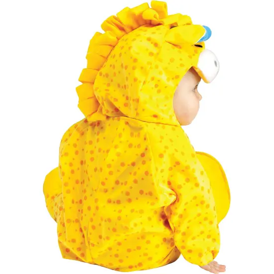 Adorable Infant Giraffe Halloween Costume with Hood and Snap Jumpsuit {2}