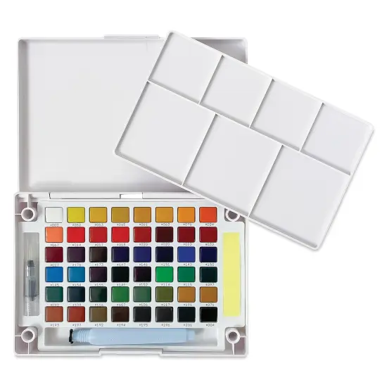 Sakura Koi Watercolor Half Pan - Set of 48 Sketch Box, Assorted Colors {2}