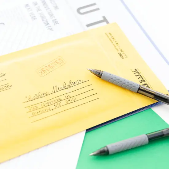 BAZIC Reva Black Color Retractable Pen w/ Cushion Grip (8/Pack) {6}