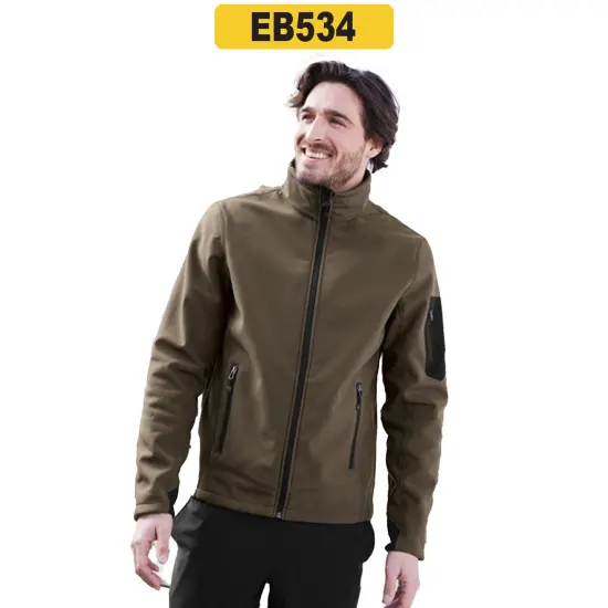 Eddie Bauer&reg; Rugged Ripstop Soft Shell Jacket Black/black {3}