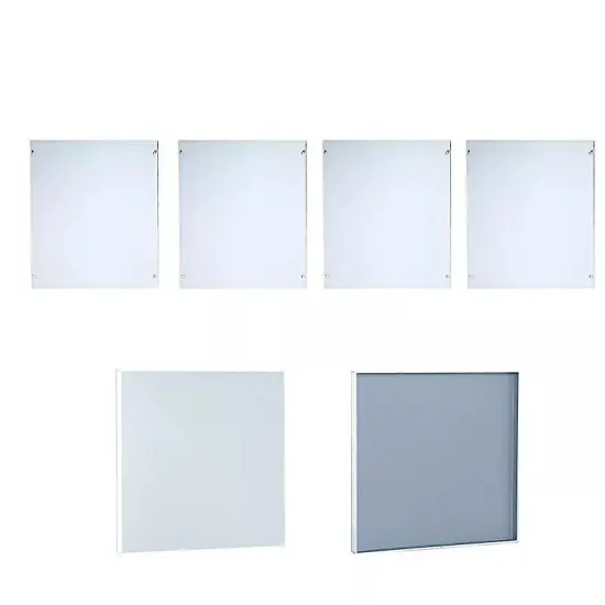 12" tall Silver Acrylic Display Box Centerpiece Wedding Pedestal Riser Column {4}