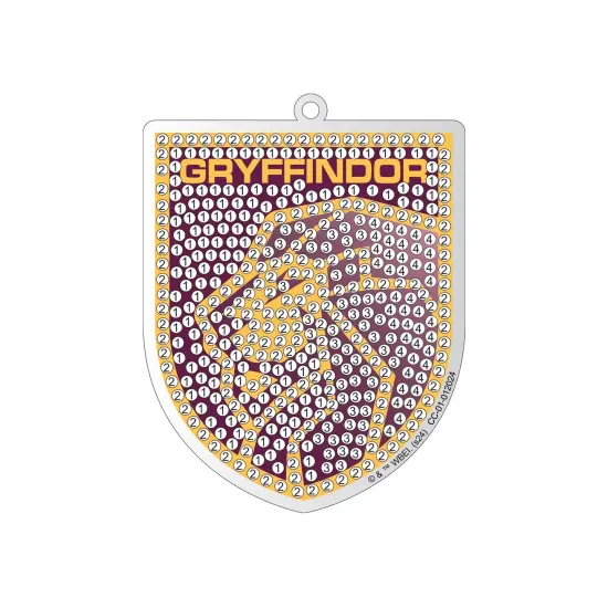 Camelot Dots Diamond Art Kit 2.625"X3.14" -Harry Potter Gryffindor Crest Charm {5}