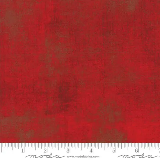 Red Grunge Basics Formula One 44"/45" Per Yard {1}