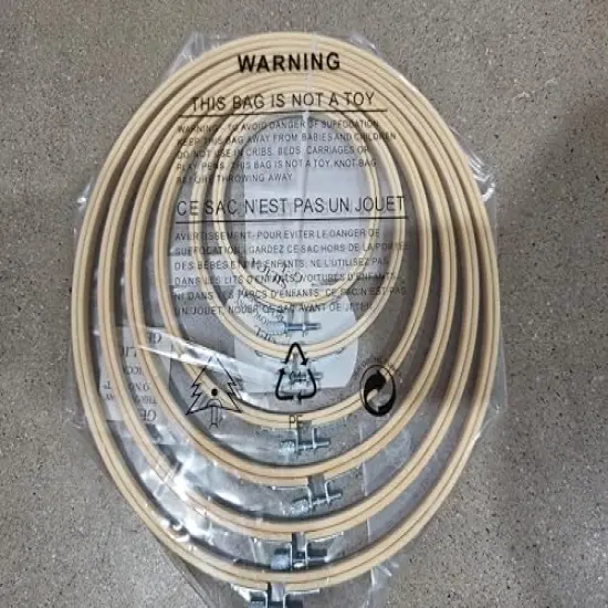 Caydo 6 Pieces Embroidery Hoop Set Circle Cross Stitch Hoop Ring 4 inch to 10 inch for Embroidery and Cross Stitch {2}