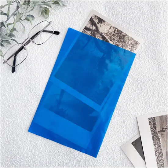 Plymor 6" x 9", Blue 2 Mil Flat Open Plastic Poly Bags {4}
