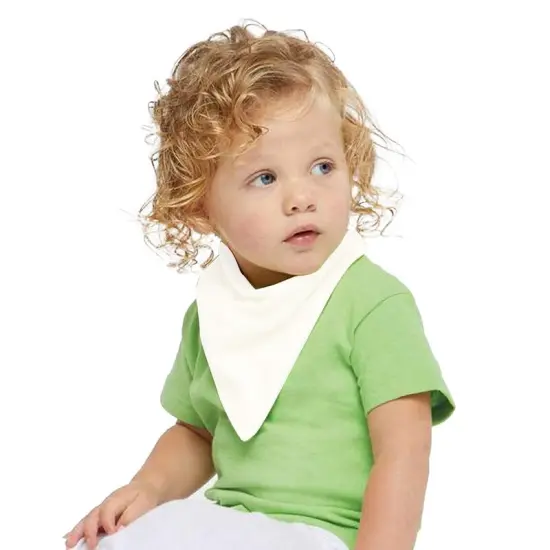 Rabbit Skins&reg; Newborn Triangle Jersey Bib Royal/ white {4}
