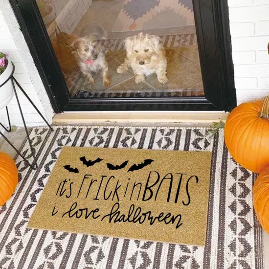 Large Halloween Door Mats Stencils {4}