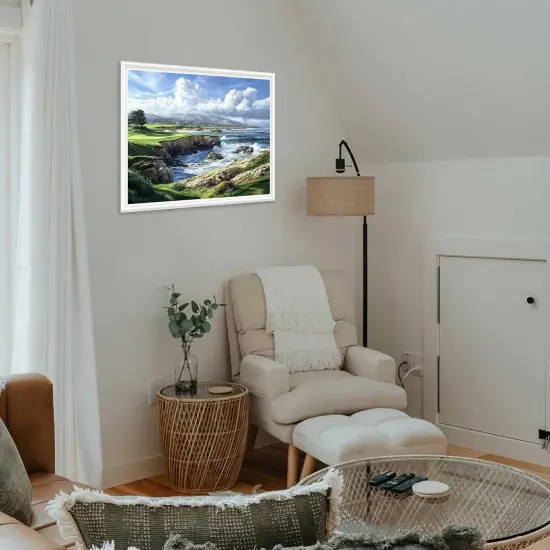 Golf Course Paint by Numbers for Adult Beginner, Beach Landscape (16x20inch) {3}