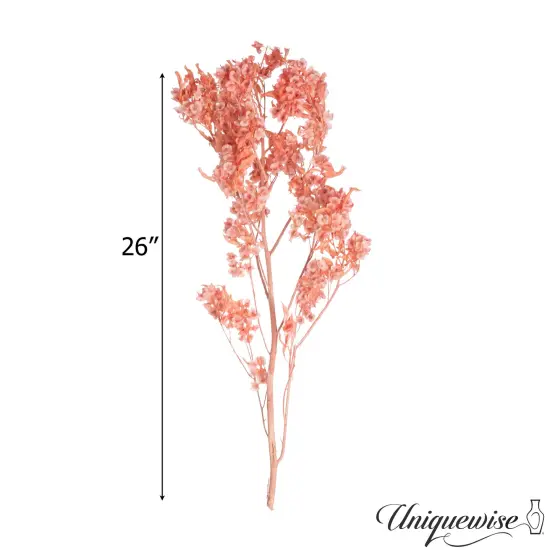 Uniquewise Preserved Real Floral Stems Chic Vase Fillers & Accents for Bouquets Centerpieces & Ornamental Displays Ideal for Home Office Boutique Cafe Resto Bar and Event Decor Pink pansy {1}
