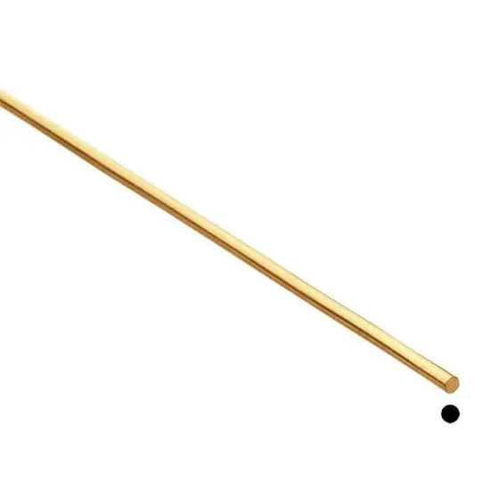 JewelrySupply 14K Yellow Gold Round Wire - 24 Gauge Soft - Professional Jewelry Making Wire {6}